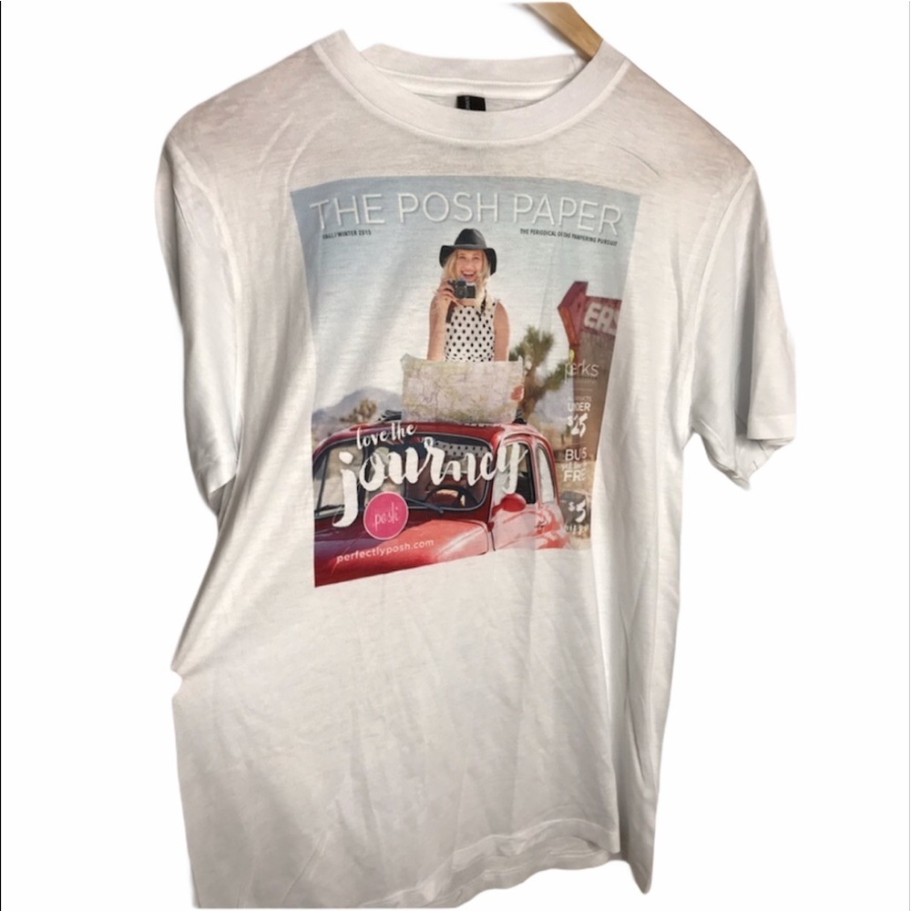 Perfectly Posh oversized catalog t shirt 2015